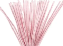 Chenille - L 30 CM - Tykkelse 6 MM - Rosa