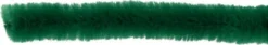 Chenille Piberensere - L 30 CM - Tykkelse 6 MM - Mørk Grøn - 50 Stk