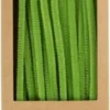 Chenille Piberensere - L 30 CM - Tykkelse 6 MM - Løvgrøn - 50 Stk