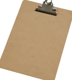 Clipboard/Tegneunderlag - A5 - Str. 19X27X0,3 CM - Sølv - 1 Stk