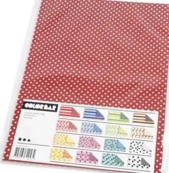 Color Bar Rivepapir - A4 - 210X297 MM - 100 G - 16 Assorterede Ark