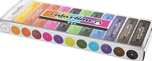 Colortime - Soft Color Stick - Farvekridt - Flere Farver - 12 Stk