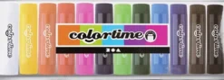 Colortime - Soft Color Stick - Farvekridt - Flere Farver - 12 Stk