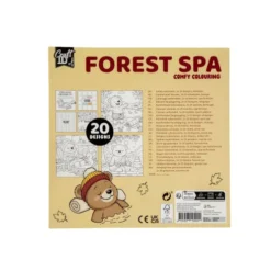 Cosy Malebog 20 X 20 CM - 44 Sider Forest Spa