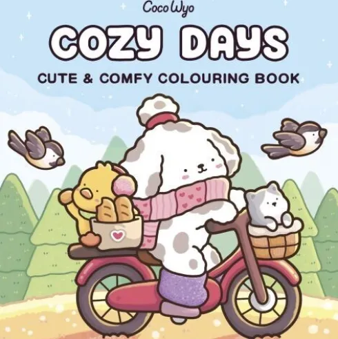 Cozy Days: Cute & Comfy Colouring Book