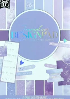 Craft Id - Journaling Designpapir Blok - A5 - 24 Ark - Lilla