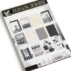 Craft Id - Journaling Designpapir Blok - A5 - 24 Ark - Sort