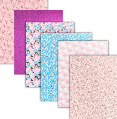 Craft Id - Vintage Designpapir I Blok - A4 - 250 G - 24 Ark