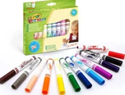 Crayola - Mini Kids Vaskbare Tuscher 12 Stk