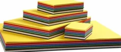 Creativ Karton - A3,A4,A5,A6 - 180 G - Assorterede Farver - 1500 Assorterede Ark