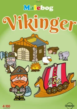 Creazoo Malebog Vikinger A4 16 Sider