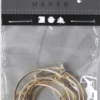 Creoler - Ø 20 MM - Forgyldt - 8 Stk