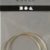 Creoler - Ø 30 MM - Forgyldt - 6 Stk