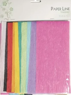 Crepepapir A4 10 Ark - Paper Line