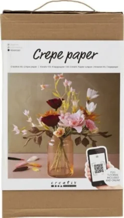 Crepepapir - Blomster DIY Kit - Avanceret