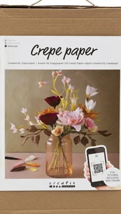 Crepepapir - Blomster DIY Kit - Avanceret