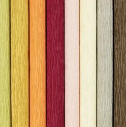 Crepepapir Til DIY Blomster - 8 Farver