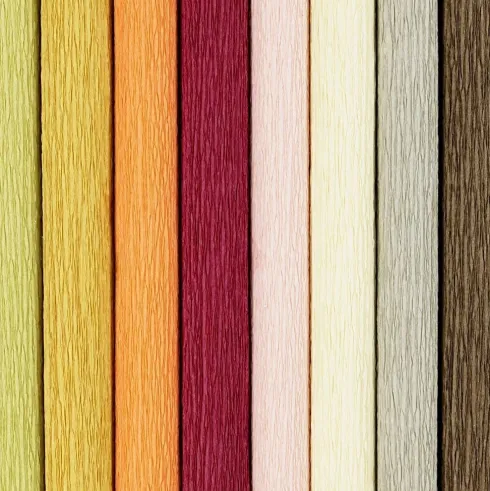 Crepepapir Til DIY Blomster - 8 Farver