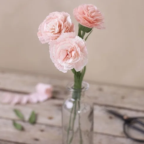 Crepepapir Til DIY Blomster - 8 Farver