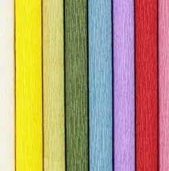 Crepepapir Til DIY Blomster - 8 Ruller - 60 CM