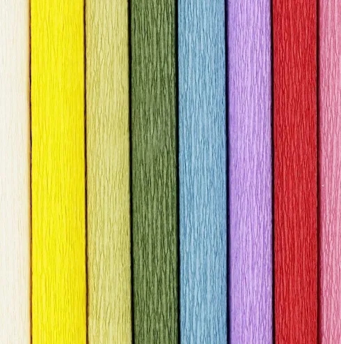 Crepepapir Til DIY Blomster - 8 Ruller - 60 CM