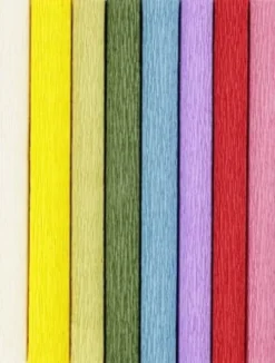 Crepepapir Til DIY Blomster - 8 Ruller - 60 CM