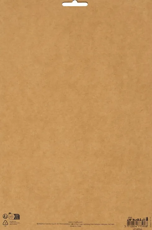 Crepepapir - 25X60 CM - Stræk/Crepe 180% - 105 G - Natur