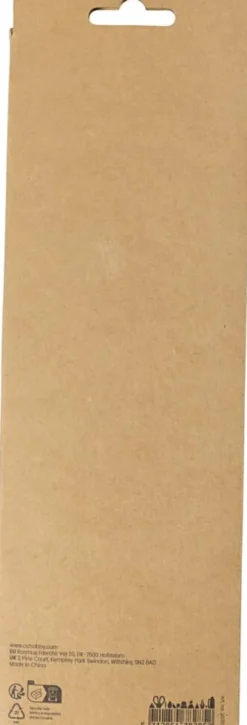 Crepepapir - 25X60 CM - Stræk/Crepe 180% - 105 G - Off White - 4Ark