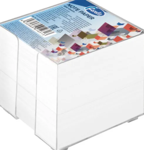 Cube Med Hvidt Papir Ca 9 X 9 CM - Centrum