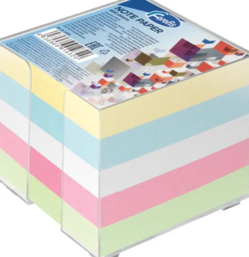 Cube Med Kulørt Papir Ca 9 X 9 CM - Centrum