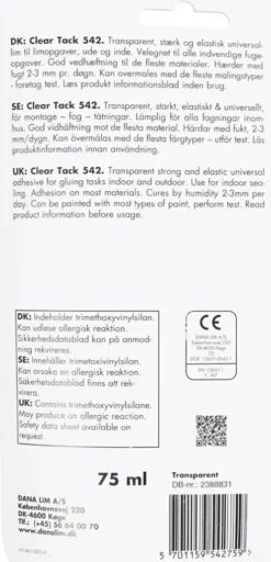 Dana Lim - Montagelim - Clear Track - 542 - 75 ML