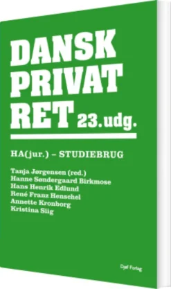 Dansk Privatret Ha Jur. - 23. Udgave