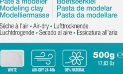 Darwi - Selvhærdende Ler - Cernit - Hvid - 500 G
