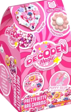 Decoden Magic - Pretty Kitty Bag Charms - DIY Charms Til Børn
