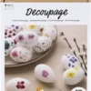 Decoupage DIY Kit Til Begyndere