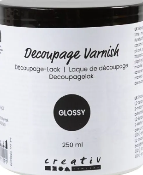 Decoupagelak - Blank - 250 ML