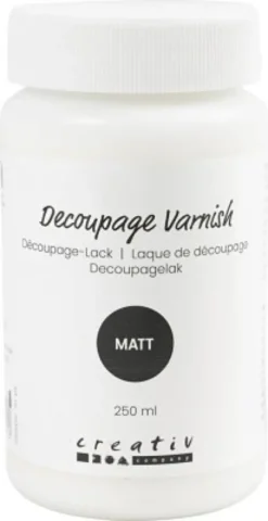 Decoupagelak - Mat - 250 ML