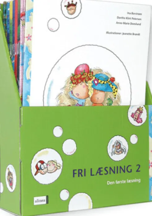 Den Første Læsning, 2.Kl. Fri Læsning, Sampak Med 24 Bøger