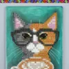 Diamond Painting - 5D - 10X15 CM - Med Staffeli - Kat