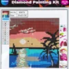 Diamond Painting Kit - 5D - 20X20 CM - Hawaii