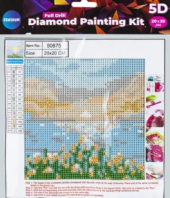 Diamond Painting Kit - 5D - 20X20 CM - Landskab