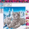 Diamond Painting Kit - 5D - 20X20 CM - Snelandskab