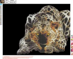 Diamond Painting - 40X50 CM - Leopard