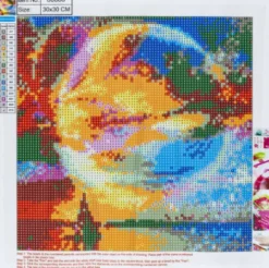 Diamond Painting - 30X30 CM - Planet