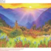 Diamond Painting - 30X40 CM - Solopgang