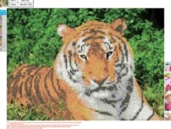 Diamond Painting - 30X40 CM - Tiger