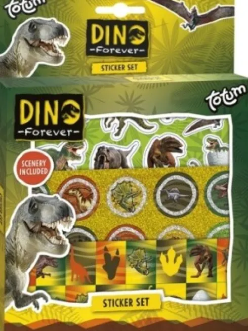 Dinosaur Klistermærkesæt - Sæt Med 300 Klistermærker