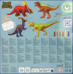 Dino World - Colour Your Dino - DIY Dinosaur Figur Malesæt