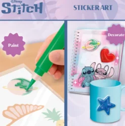 Disney Stitch & Angel - Window Colors & Sticker Art - 118816