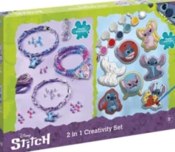 Disney Stitch - DIY Sæt - Armbånd Og Afstøbningssæt Med Maling